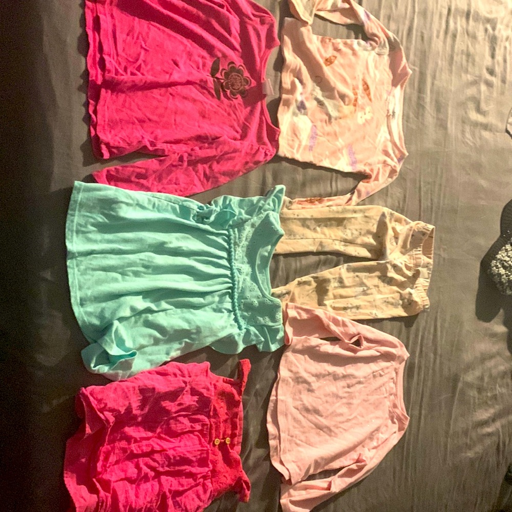 5  shirts and one 4T pants